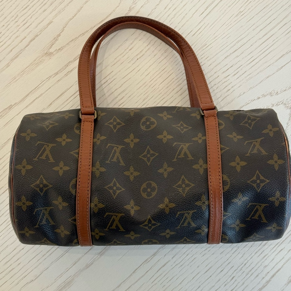 Louis Vuitton LV Hand Bag Papillon 30 Brown Monogram